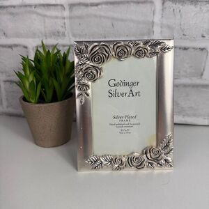 Godinger Silver Art Silver Plated Picture Fram 3.5 x 5 New